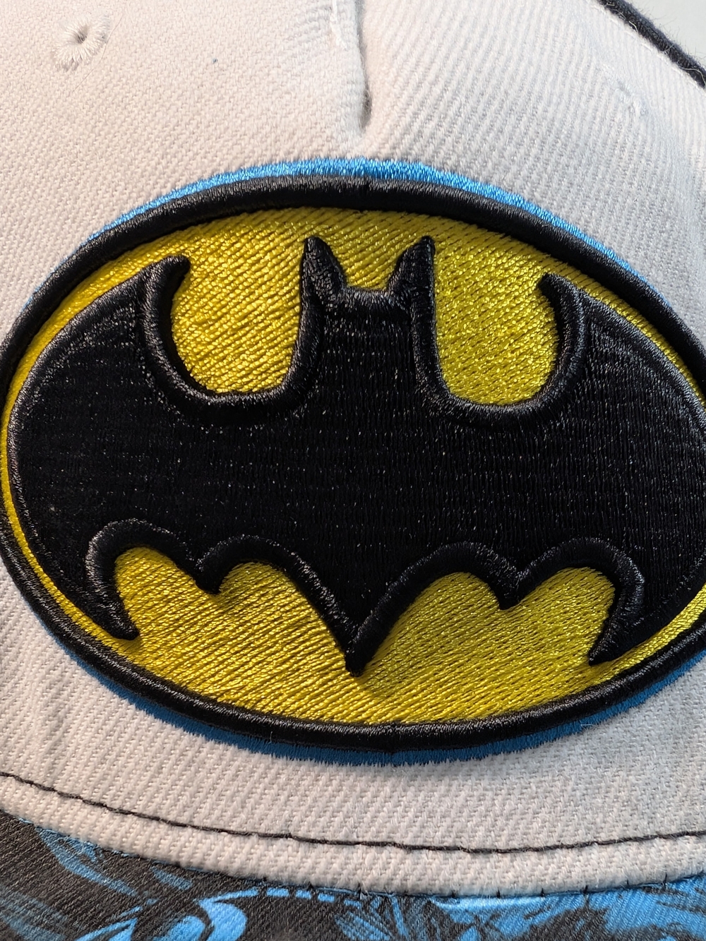 Vintage DC Comics Batman Snapback Hat Graphic Brim Youth/Adult OSFA 2015